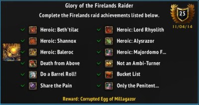 Glory of the Firelands Raider