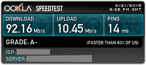 Speed Test
