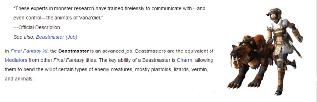 FFXI Beastmaster FFXI Beastmaster