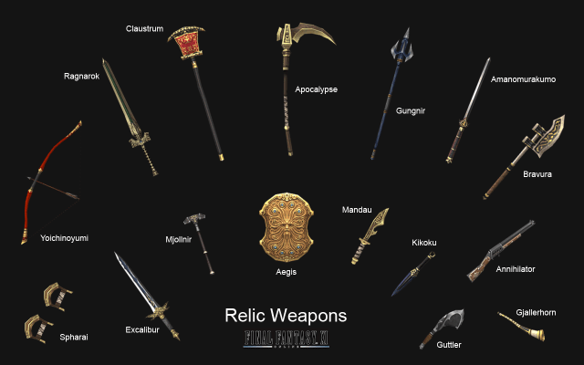 FFXI Relic Weapons