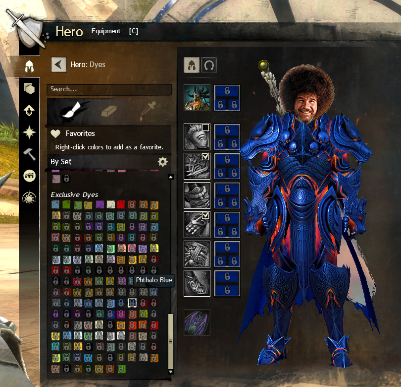 GW2 Dyes