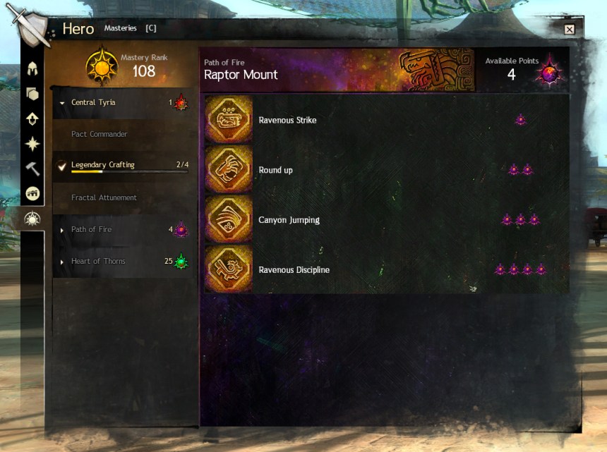 GW2 Masteries