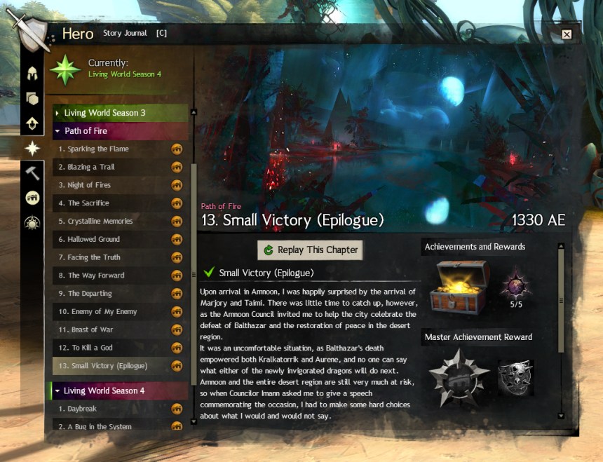 Path of Fire Story Missions